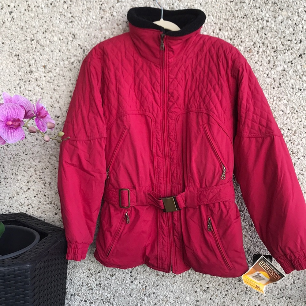 Thermo insulated  ski jacket & hat size 10